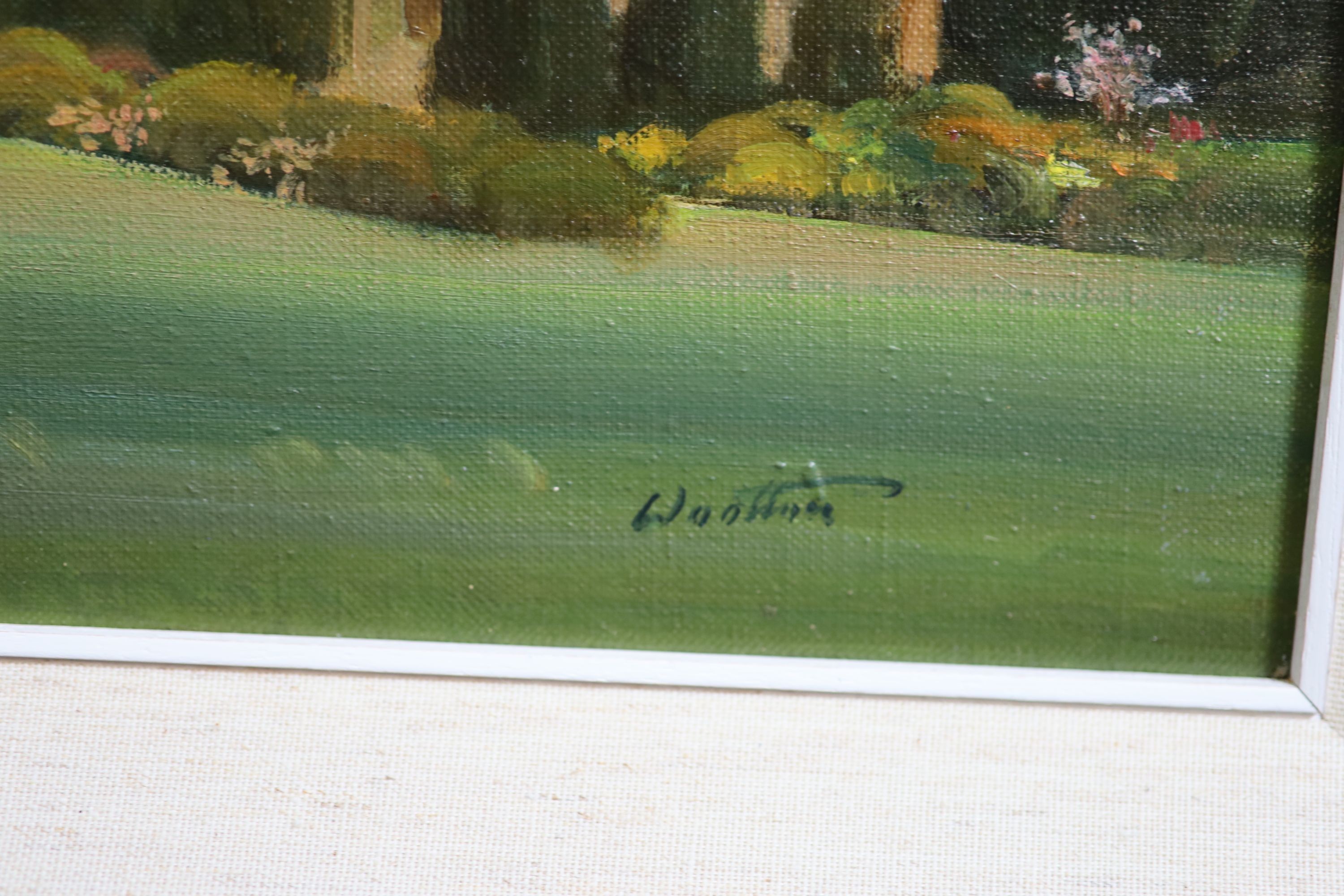 Frank Wootton (1914-1998), Glyndebourne, Oil on canvas, 28 x 40cm.